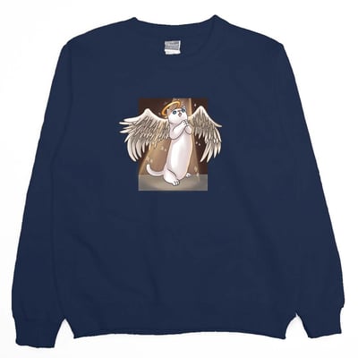 天使貓(大學T)Hamburger T-shirt shop12