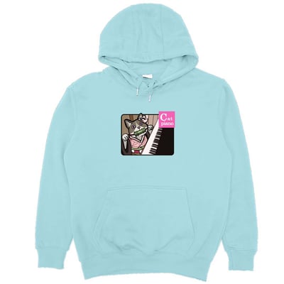 Cat Piano(帽T)Hamburger T-Shirt Shop2