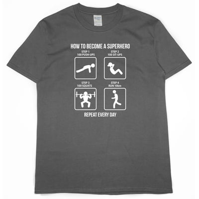 如何變強(短T)Hamburger T-shirt shop4