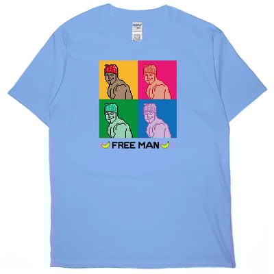 FREE MAN(短T)Hamburger T-shirt shop10