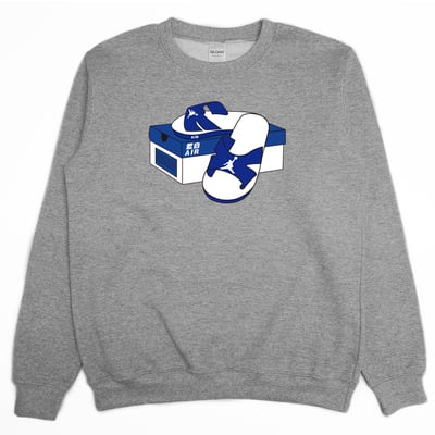 藍白AIR(大學T)Hamburger T-Shirt Shop2