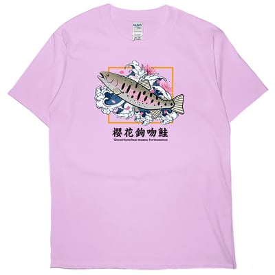 櫻花鉤吻鮭(短T)Hamburger T-shirt shop10
