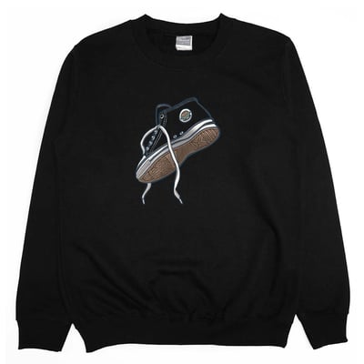 我的帆布鞋(大學T)Hamburger T-shirt shop10