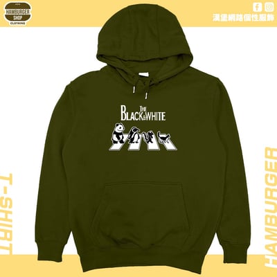 黑白動物(帽T)Hamburger T-shirt shop16