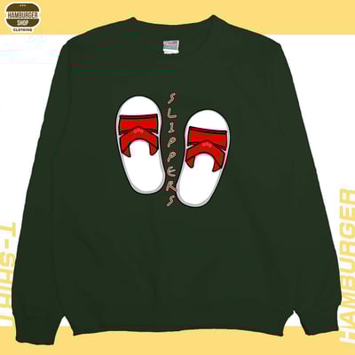 Slippers(大學T)Hamburger T-shirt shop19