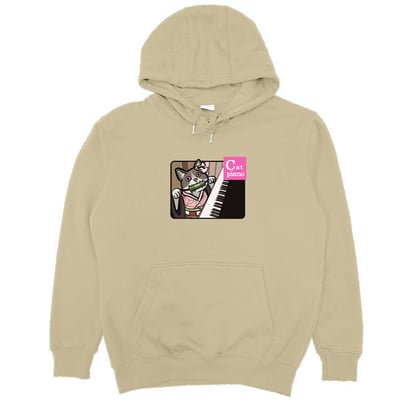 Cat Piano(帽T)Hamburger T-Shirt Shop3