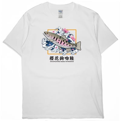 櫻花鉤吻鮭(短T)Hamburger T-shirt shop3