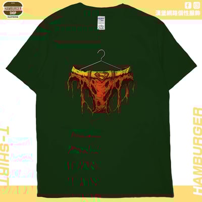 正義胖次(戰損版)(短T)Hamburger T-shirt shop14