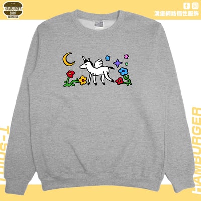 彩虹小馬(大學T)Hamburger T-shirt shop5