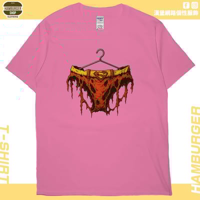 正義胖次(戰損版)(短T)Hamburger T-shirt shop17