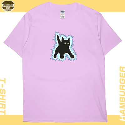 電到咪咪貓貓(短T)Hamburger T-shirt shop7