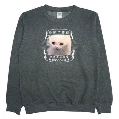 哭哭貓(大學T)Hamburger T-Shirt Shop3