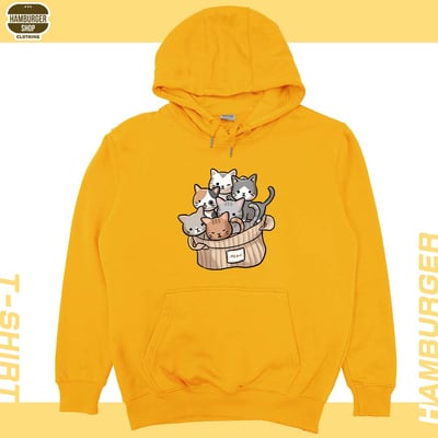 一堆貓一堆毛(帽T)Hamburger T-shirt shop16