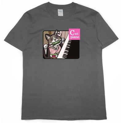 Cat piano(短T)Hamburger T-shirt shop(NEW)16