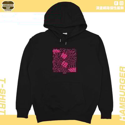 性格扭曲(帽T)Hamburger T-shirt shop3
