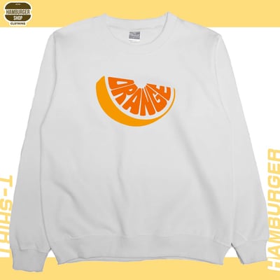 ORANGE(大學T)Hamburger T-shirt shop2
