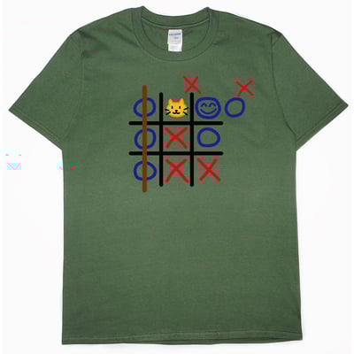 井字遊戲(短T)Hamburger T-shirt shop14