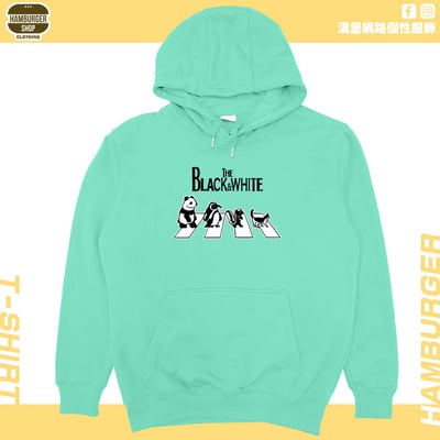 黑白動物(帽T)Hamburger T-shirt shop15