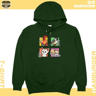 派對動物(帽T)Hamburger T-shirt shop10