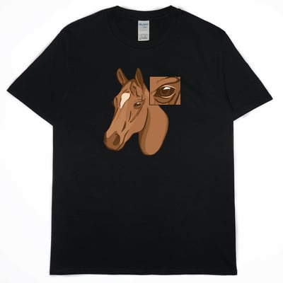 馬的眼睛(短T)Hamburger T-shirt shop13