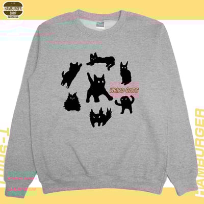 迷因貓(大學T)Hamburger T-shirt shop8