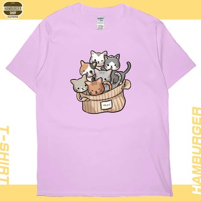 一堆貓一堆毛(短T)Hamburger T-shirt shop8