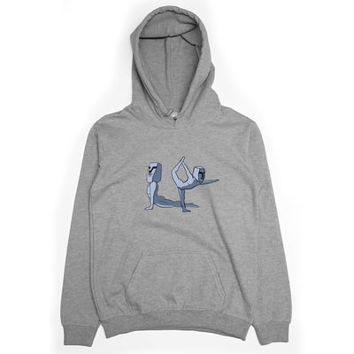 瑜珈摩艾(帽T)Hamburger T-Shirt Shop3