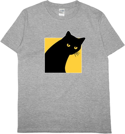 黑貓(短T)Hamburger T-shirt shop5