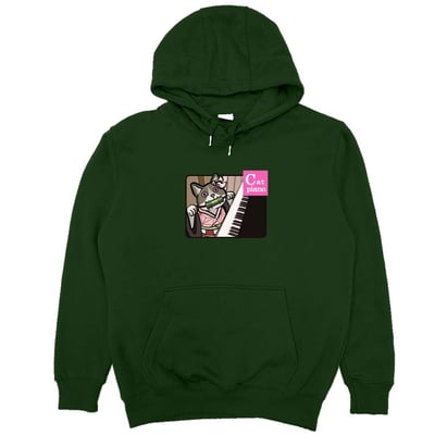 Cat Piano(帽T)Hamburger T-Shirt Shop7