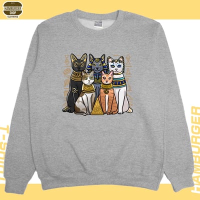 埃及貓2023(大學T)Hamburger T-shirt shop9