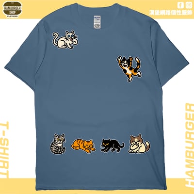 貓咪塗鴉(短T)Hamburger T-shirt shop6