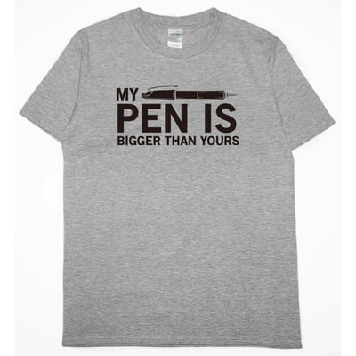 MY PEN IS BIGGER(短T)Hamburger T-shirt shop3