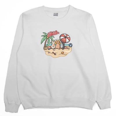 海邊放風(大學T)Hamburger T-Shirt Shop3