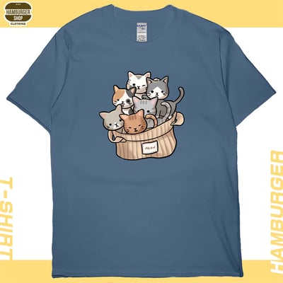 一堆貓一堆毛(短T)Hamburger T-shirt shop5