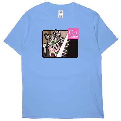 Cat piano(短T)Hamburger T-shirt shop(NEW)13