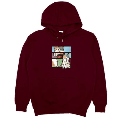 Comic Cat(帽T)Hamburger T-Shirt Shop14