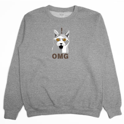 OMG貓(大學T)Hamburger T-Shirt Shop3