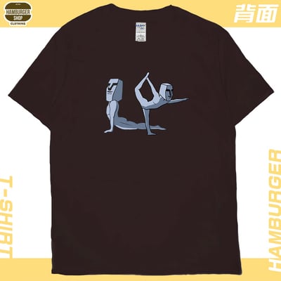 瑜珈摩艾(短T)Hamburger T-shirt shop11