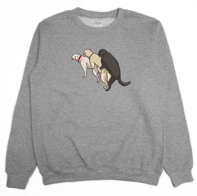 三隻狗(大學T)Hamburger T-Shirt Shop1