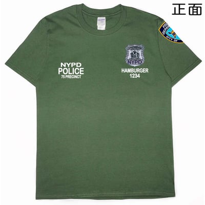 NYPD警察(短T)Hamburger T-shirt shop19