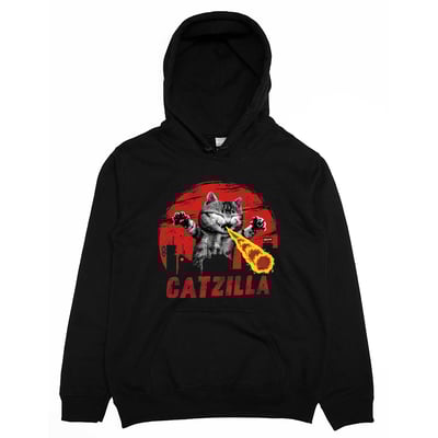 喵吉拉(帽T)Hamburger T-shirt shop1