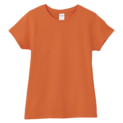 素面-女版棉T(有腰身) GILDAN 76000L20