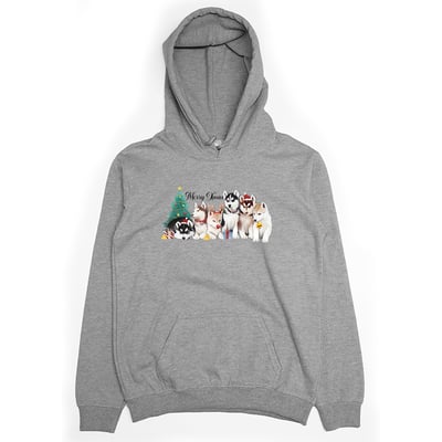 聖誕哈士奇(帽T)Hamburger T-Shirt Shop4