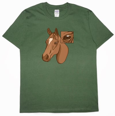 馬的眼睛(短T)Hamburger T-shirt shop14