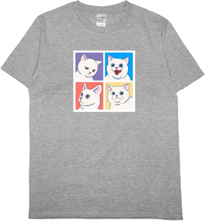 貓肖像(短T)Hamburger T-shirt shop4
