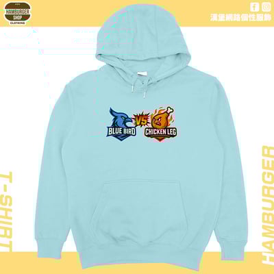 藍鳥比雞腿(帽T)Hamburger T-shirt shop4