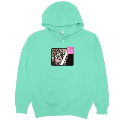 Cat Piano(帽T)Hamburger T-Shirt Shop15