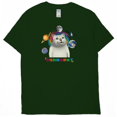 奇怪的知識增加了(短T)Hamburger T-shirt shop13