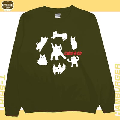 迷因貓(大學T)Hamburger T-shirt shop11