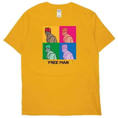 FREE MAN(短T)Hamburger T-shirt shop7